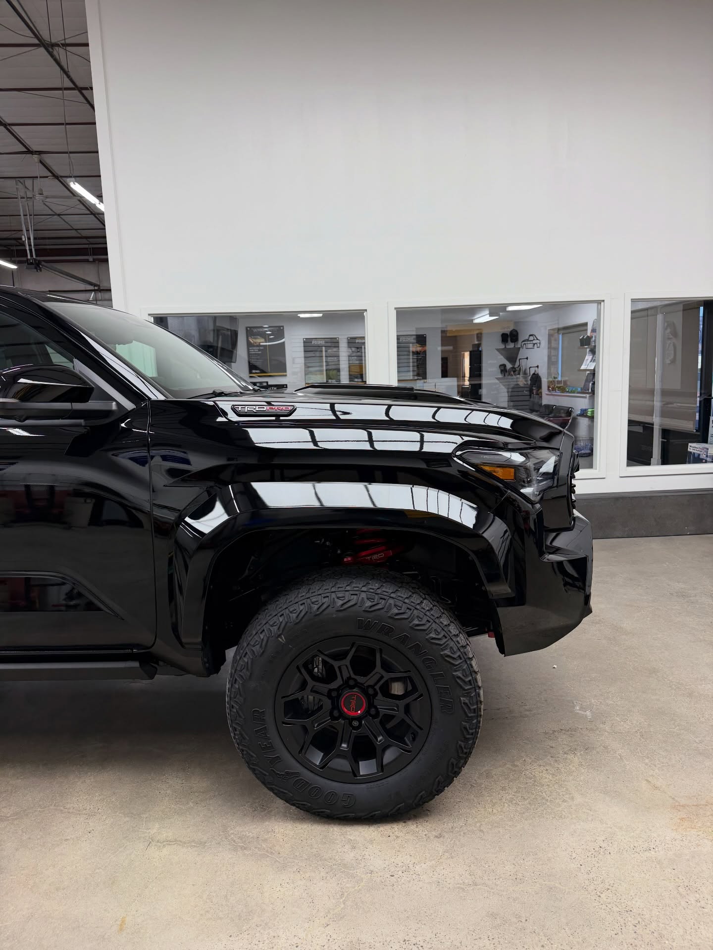 2025 Toyota Tacoma TRD PRO with full front PPF and ceramic coating
